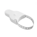 Retractable body tape measure for waist measurement, portable fitness measuring tool white - White Tape Measures