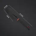 Black handle wide gardening shovel for digging, planting and soil loosening tasks. - Wide Shovel with Black Grip