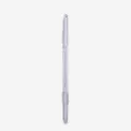 Clear plastic 2-hole binding strips for A4 loose-leaf paper documents organizing. - 1 Piece / Clear White