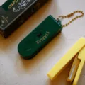 Mini sleutelhanger nietmachine retro donkergroen draagbaar kantoor nietgereedschap - 56D6 donkergroen