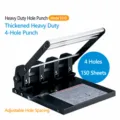 KW-triO Heavy Duty 4-Hole Puncher 150 Sheets Capacity Adjustable Pitch Office Tool - 4-Hole Punch (150 Pages)