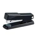 Black metal desktop stapler, durable office binding machine for 20 sheets standard paper. - 5537 Black