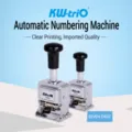 KW-triO 7-cijferige nummerator, automatische metalen stempelmachine, zilveren afwerking SKU - 7 Cijfers (20700)