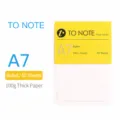 KW-triO A7 Paddenstoel Gaten Navulling Notitieboek 50 Vel Gelinieerd 100g Dik Papier - Gelinieerd 50 Vellen / A7