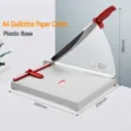KW-triO A4 papierguillotine met kunststof basis, stevige mes en nauwkeurige 335mm snijbreedte. - 13921 [A4-model]