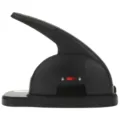 Black heavy-duty 2-hole puncher office stationery tool with safety lock mechanism - Double Hole / Black