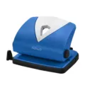 Stevige 2 gats perforator blauw wit kantoor papierperforator kantoorartikelen - 91R8 / Blauw