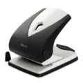 Black and white 2-hole office paper puncher, plastic and metal variant structure tool - 98R8 / Black