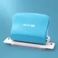 KW-trio multi-hole punch manual desktop paper binder puncher office school blue - Blue