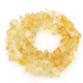 Perles en vrac de copeaux irréguliers en cristal de citrine naturelle pour fabrication de bijoux - 2