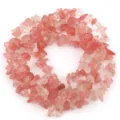 Cuentas de piedra triturada de cristal natural fragmentos de gemas para joyería DIY pulseras. - 14