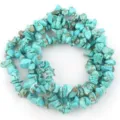 Cuentas de piedra triturada irregular accesorios pulsera DIY turquesa semiacabado. - 16