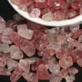 Natural crystal irregular gravel beads for DIY jewelry making, bracelet accessories, pink. - 5-8mm / 5
