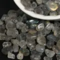 Natural irregular crystal gemstone chips beads with holes for DIY jewelry making bracelets. - 5-8mm / 13