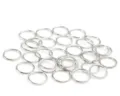 Metal jump rings silver split rings DIY jewelry making accessories for earrings crafting supplies - 0.5*3mm 500pcs/Pack / Silver