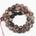 Faceted natural stone loose beads detail, colorful gemstone DIY bracelet jewelry making accessory - 22