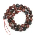 Diamond-cut faceted loose stone beads DIY handmade bracelet jewelry accessories craft supplies - 35