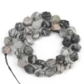 Natural stone faceted loose beads DIY handmade bracelet jewelry making accessories. - 15
