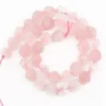 Natural rose quartz faceted loose beads for DIY jewelry making handmade bracelets crafts. - 6mm / 1