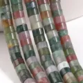 2x4mm gemstone crystal disc beads colorful loose beads for DIY bracelet jewelry making - Multicolor Mix