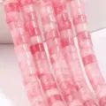 Pink Crystal Disc Beads 2x4mm Loose Beads Semi-Finished DIY Jewelry Making Accessories - Pink