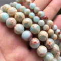 Natural gemstone round beads strands for DIY jewelry making, bracelet crafting accessories. - Imperial Stone