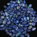 Natürliche Lapislazuli unregelmäßige Trommelstein Perlen für DIY Schmuckherstellung Heilung. - 18