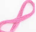 Cordon elastico rosa de 1mm para pulseras de cuentas de joyeria DIY hilo elastico. - Rosa