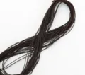 Cordón elástico marrón de 1mm para abalorios DIY, hilo elástico para joyería y pulseras. - Marrón