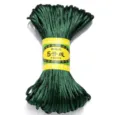 Dark green Korean cord detail, 2.5mm DIY handmade braiding string for Chinese knot crafts. - Dark Green