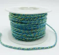 Cordino in cotone intrecciato filo d oro azzurro chiaro per creazione gioielli fai da te - 1,8 mm 20 m/rotolo / Azzurro Cielo Chiaro