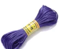 Purple 1.5mm Chinese knot cord nylon thread for DIY handmade bracelets and crafts making. - 1.5mm 18m per Bundle / Purple