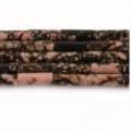 Picture jasper imperial stone tube beads detail shot showing 4x13mm gemstone jewelry parts. - 33