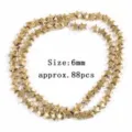 Gold star hematite beads 6mm 88pcs diy bracelet jewelry making accessories detail view - 10