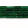 Green tube loose beads 4x13mm gemstone imperial stone bracelet DIY jewelry accessories - 5