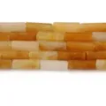 Natural stone imperial jasper tube loose beads for DIY jewelry making and bracelets 4x13mm - 13