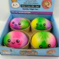 Set van 4 kleurrijke 15cm squishy baozi-speeltjes met schattige gezichtjes in mysteriebox. - 15cm Kleurrijke Grote Broodje