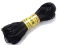 Black nylon Chinese knot cord 1.5mm for DIY handmade bracelets and jewelry making crafts. - 1.5mm 18m per Bundle / Black