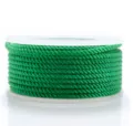 Green Milan cord nylon twisted rope spool for DIY handmade jewelry necklace making supplies - 1.5mm 23m / Green
