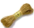 DIY Korean No.7 Thread 1.5mm Chinese Knot Braided Cord for Bracelets Crafting. - 1.5mm 18m per Bundle / Golden Yellow