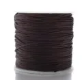 Donkerbruine nylon jade koordspoelen voor DIY handgemaakte sieraden armbanden weven en ambachten. - Donkerbruin
