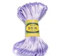 No.5 Chinese knot cord 2.5mm purple DIY weaving string craft handmade bracelet cord - Light Purple