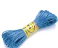 Blue Chinese knot cord for DIY craft, 1.5mm handmade braided bracelet string material. - 1.5mm 18m per Bundle / Blue