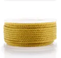 Golden Milan Cord 1.5-3mm Twisted Nylon Rope DIY Jewelry Making Craft Handcrafted Bracelet - 1.5mm 23m / Golden Yellow