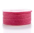 Pink Milan cord variant, 1.5-3mm DIY handmade woven necklace lanyard and craft string material. - 1.5mm 23m / Pink