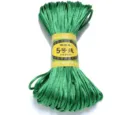 Green size 5 Chinese knot cord, 2.5mm nylon DIY craft weaving thread spu variant item. - Green