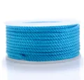 Blue nylon cord spool for DIY handmade jewelry weaving, necklaces and phone lanyards. - 1.5mm 23m / Blue