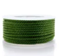 Green Milan cord spool for DIY handmade necklaces and phone straps, 1.5-3mm braided nylon. - 1.5mm 23m / Green
