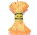 Orange 2.5mm Chinese knot cord DIY handmade weaving thread spool for craft design projects - Orange