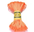 Orange 5-size Chinese knot cord 2.5mm 20m DIY braided craft rope bracelet making - Bright Orange